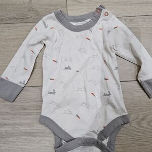 Bunny Print Organic Cotton Onesie